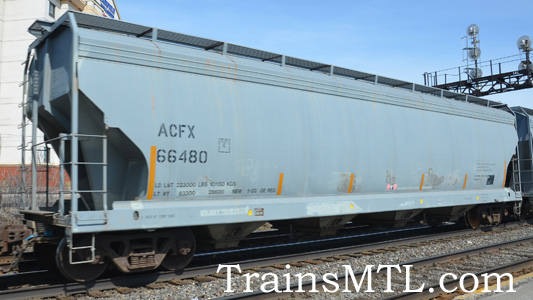 Car/wagon ACFX66480 left side / coté gauche